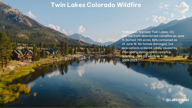 Twin Lakes Colorado Wildfire