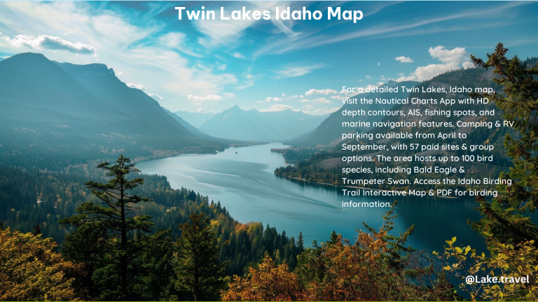 Twin Lakes Idaho Map