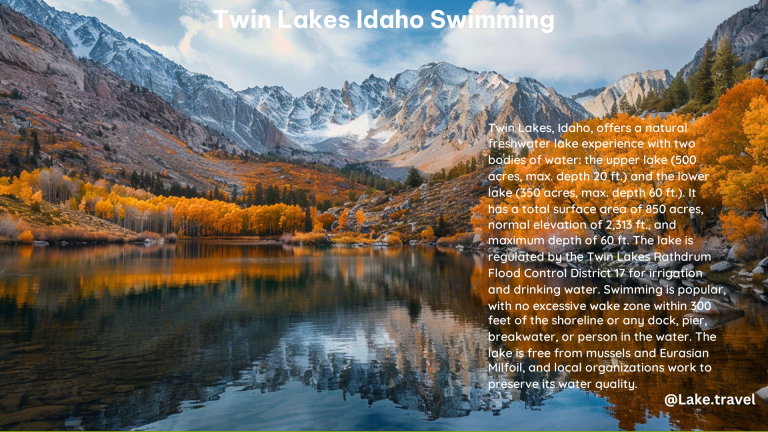 Twin Lakes Idaho Swimming