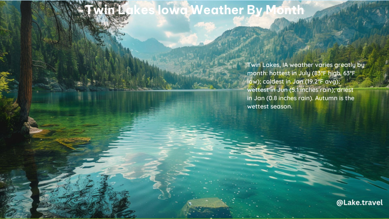 Twin Lakes Iowa Weather by Month