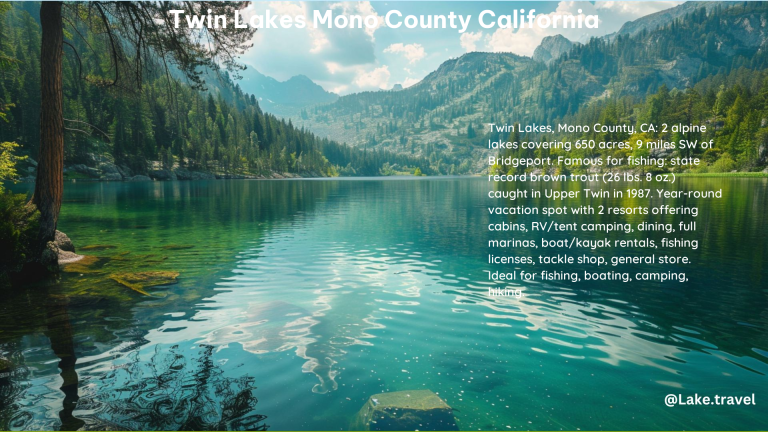 Twin Lakes Mono County California