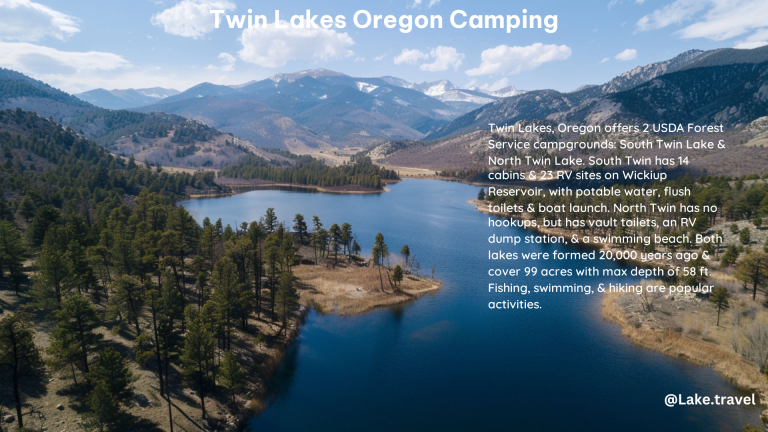 Twin Lakes Oregon Camping