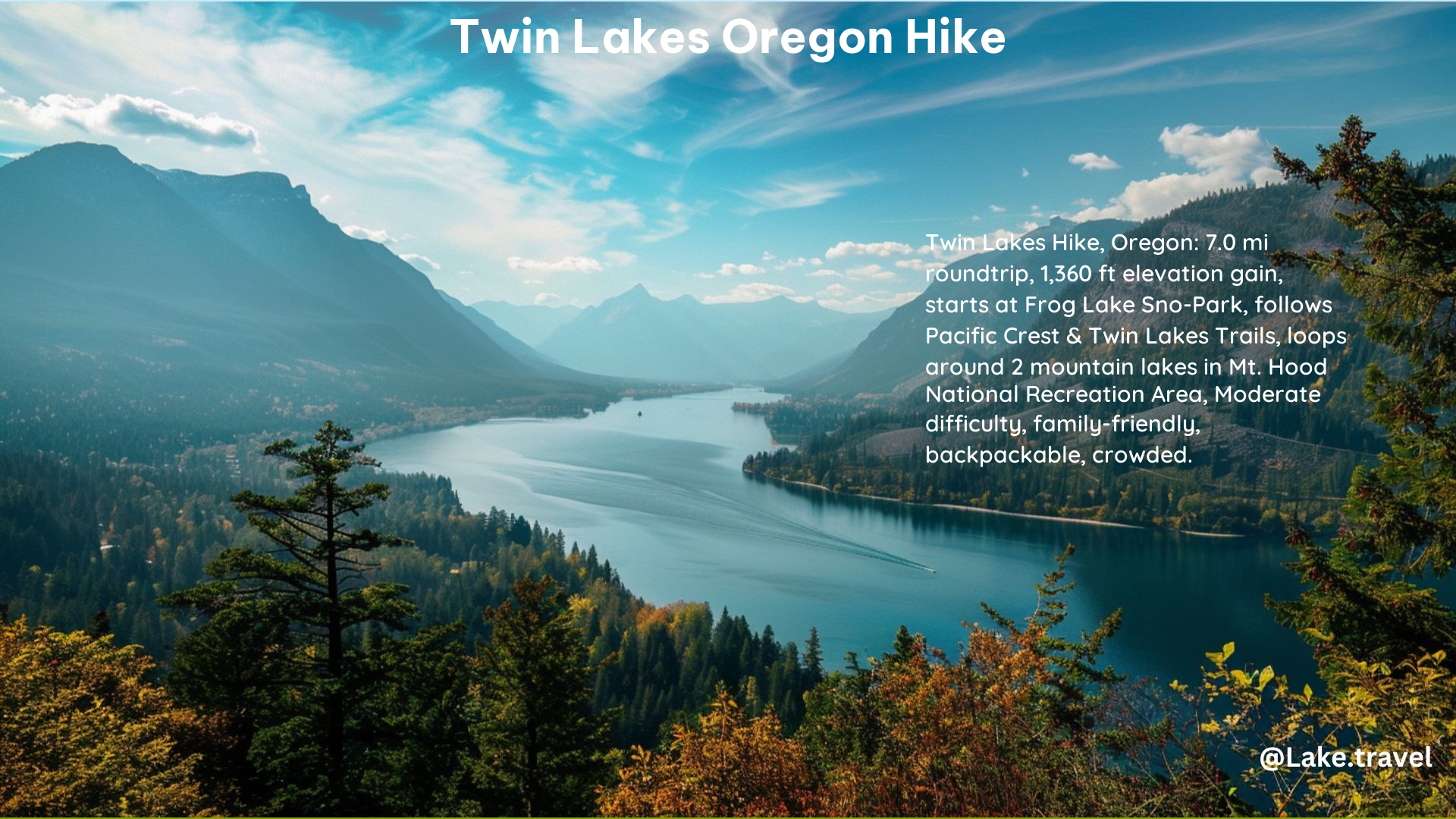 Twin Lakes Oregon Hike