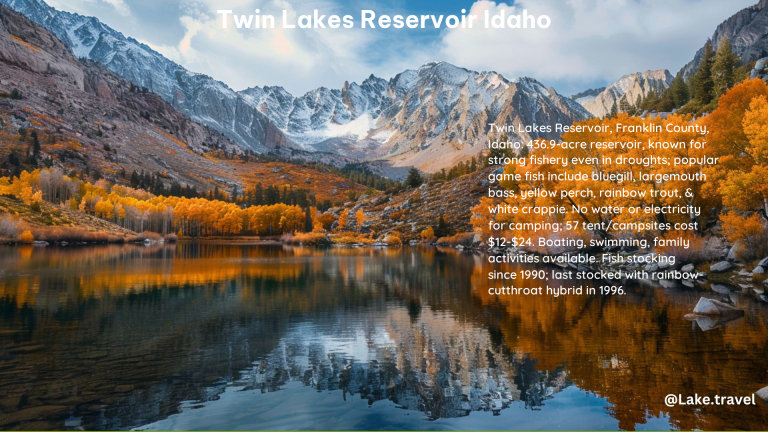 Twin Lakes Reservoir Idaho