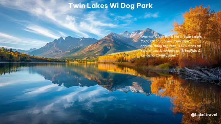 Twin Lakes WI Dog Park