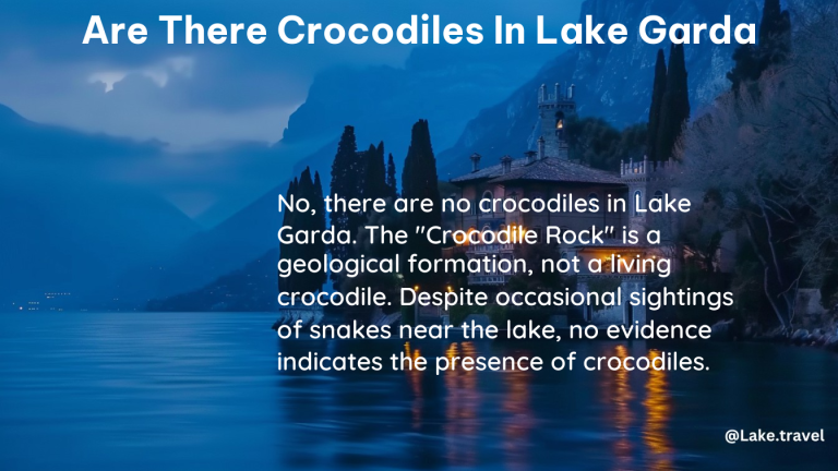 are there crocodiles in lake garda