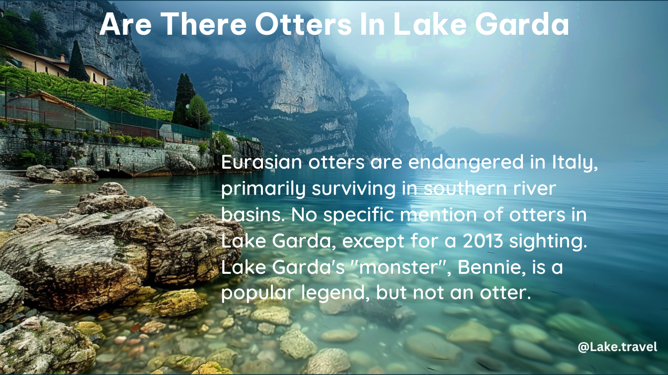 are there otters in lake garda