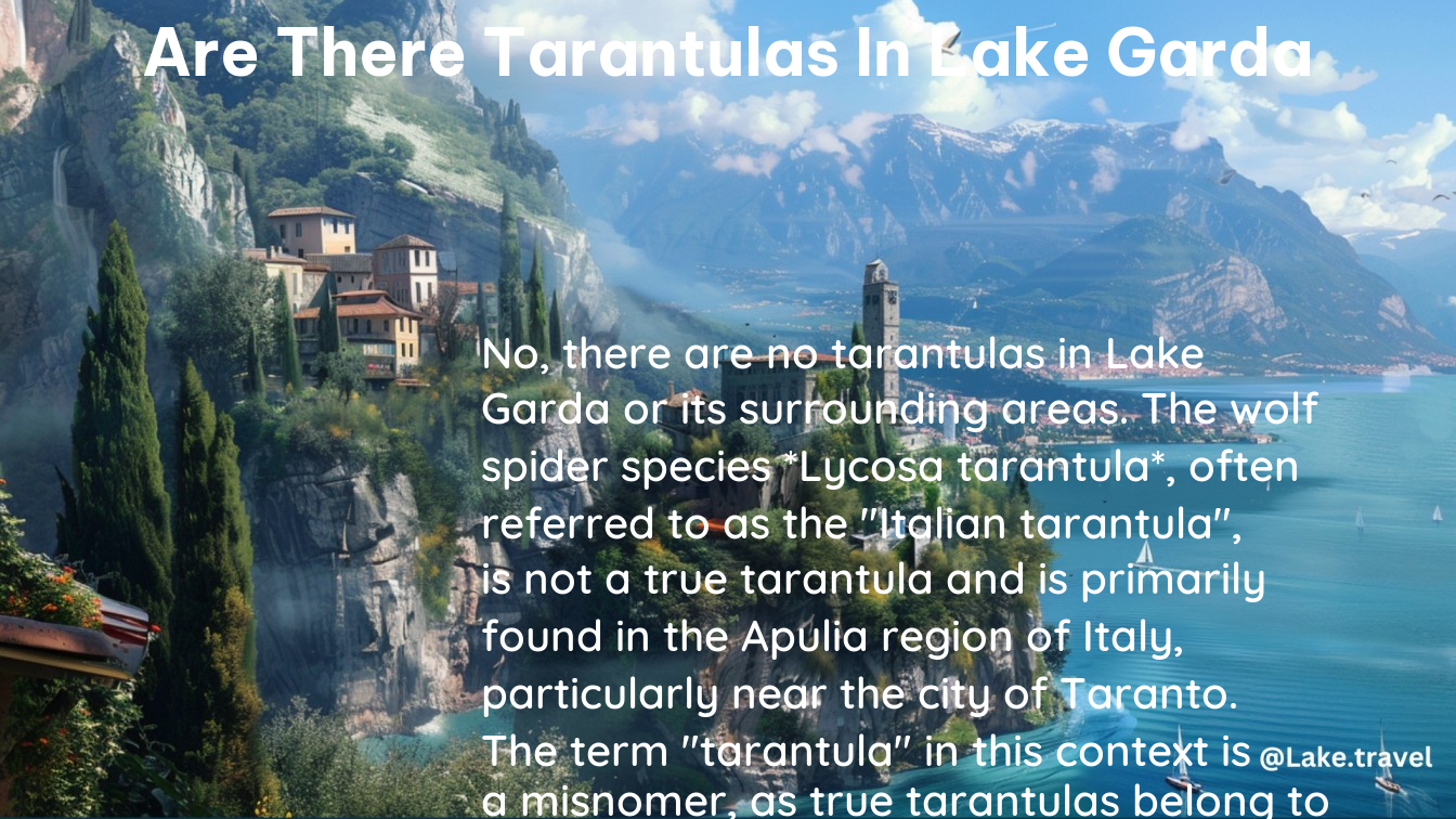 are there tarantulas in lake garda