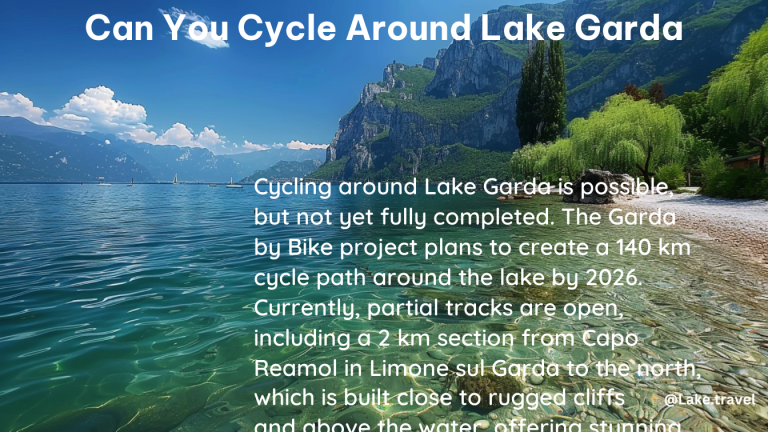 can you cycle around lake garda