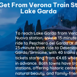 how to get from verona train station to lake garda