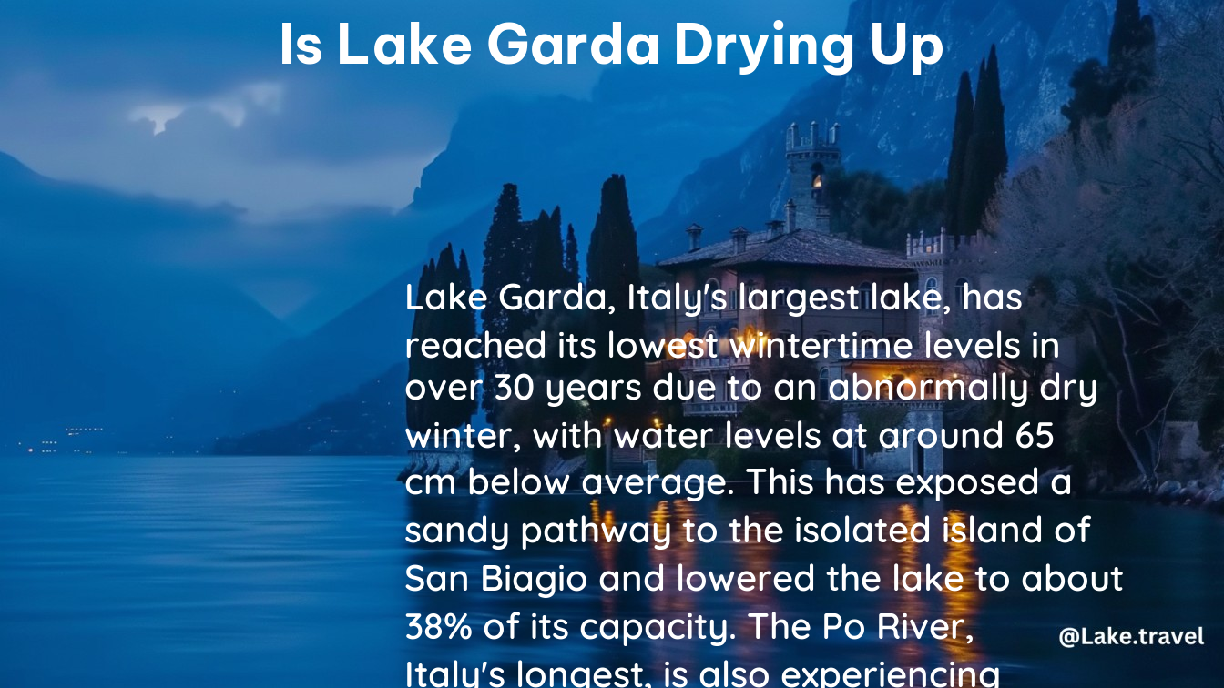 is lake garda drying up