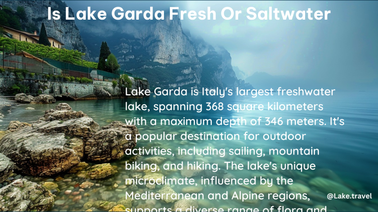 is lake garda fresh or saltwater