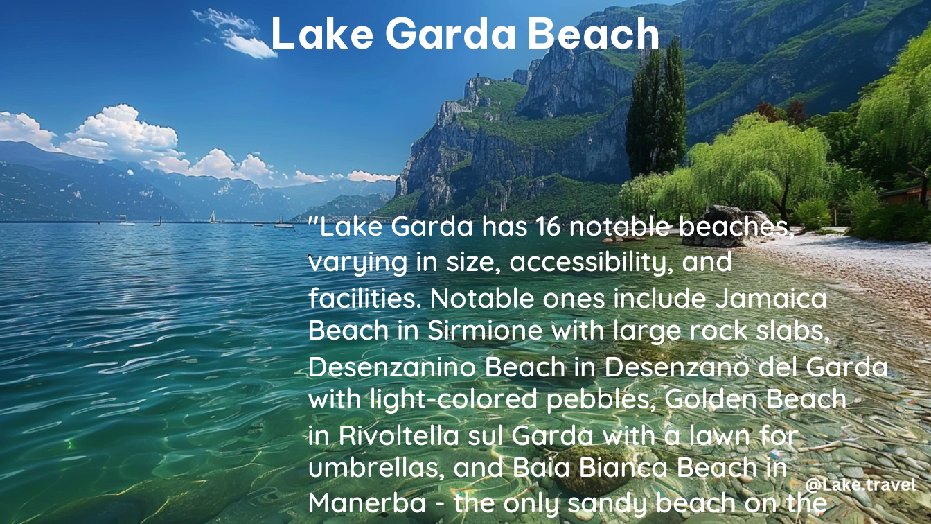 lake garda beach