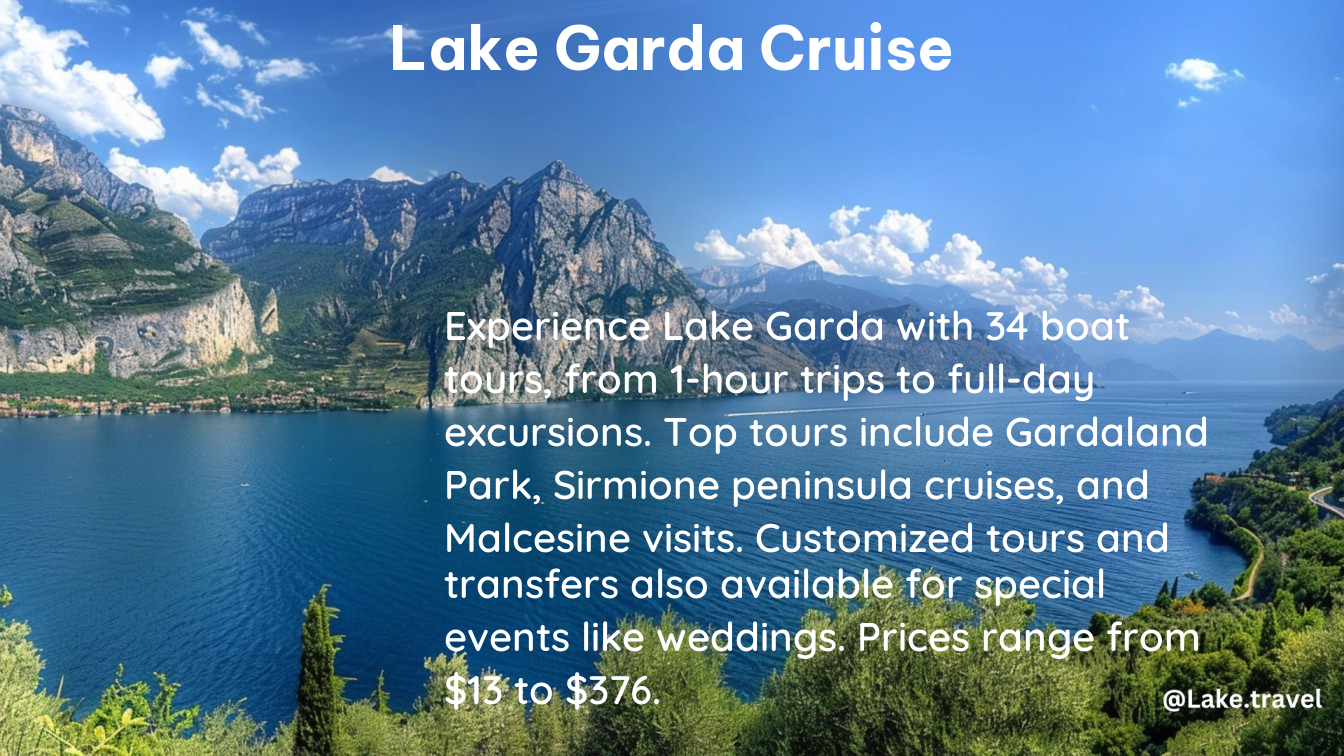 lake garda cruise