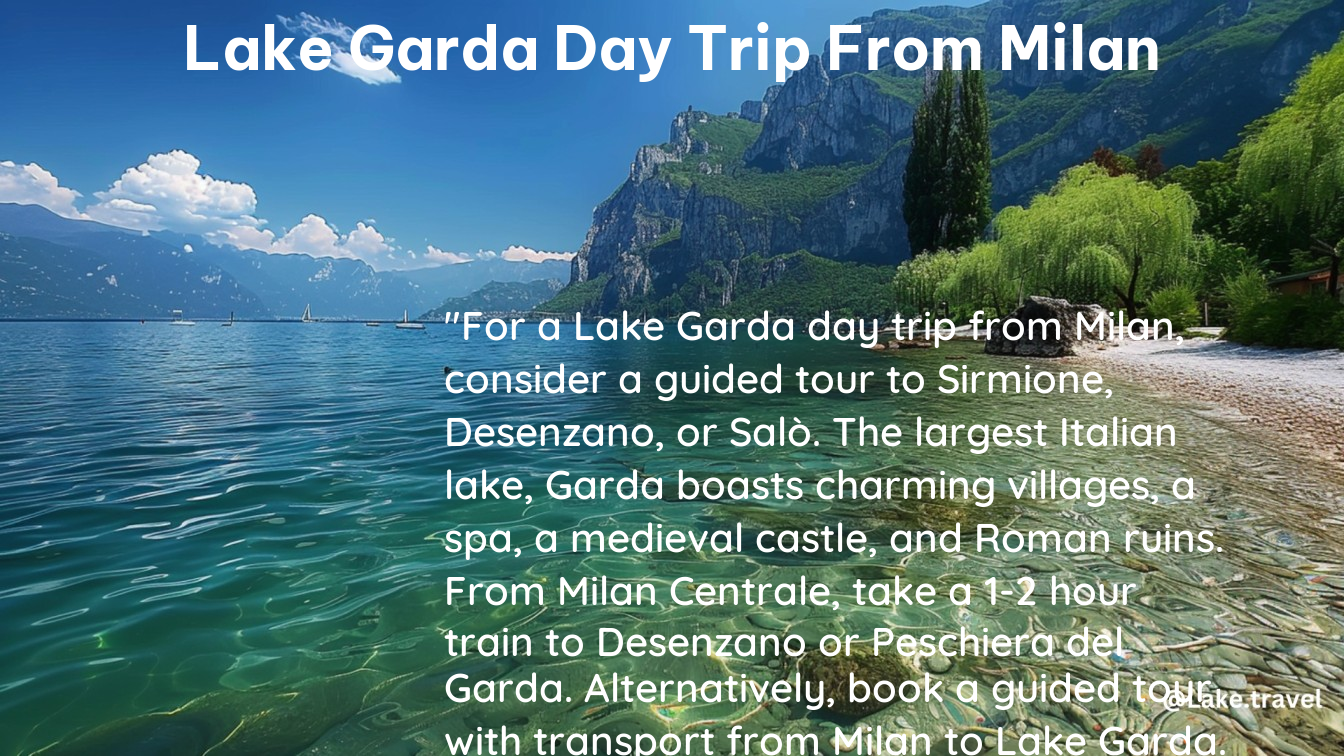 lake garda day trip from milan