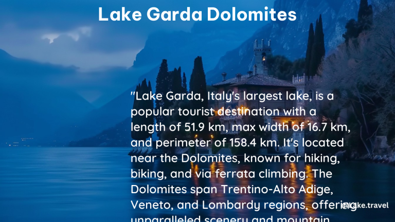 lake garda dolomites