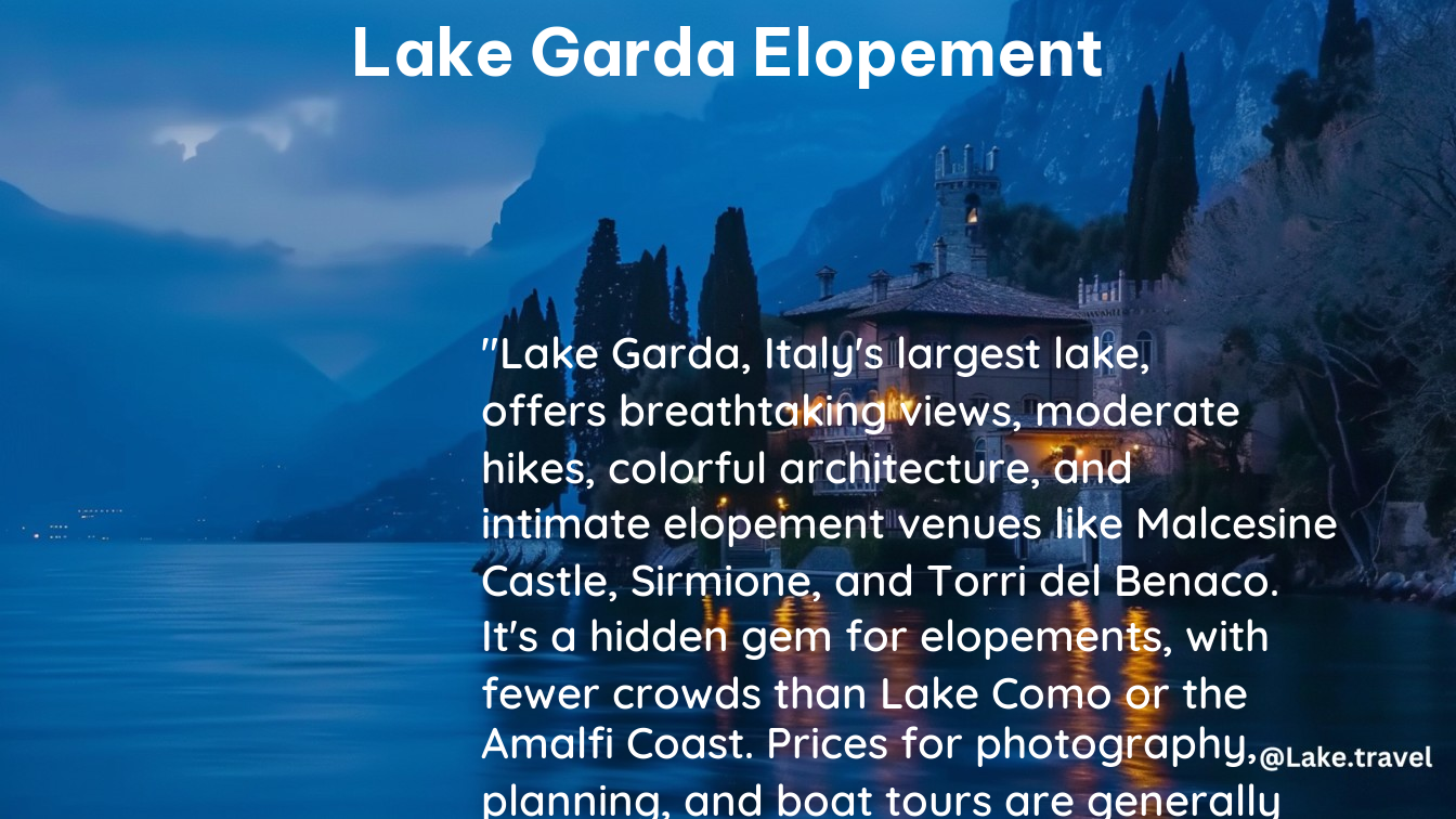 lake garda elopement