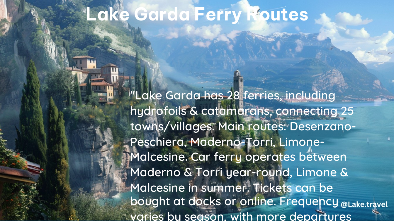 lake garda ferry routes