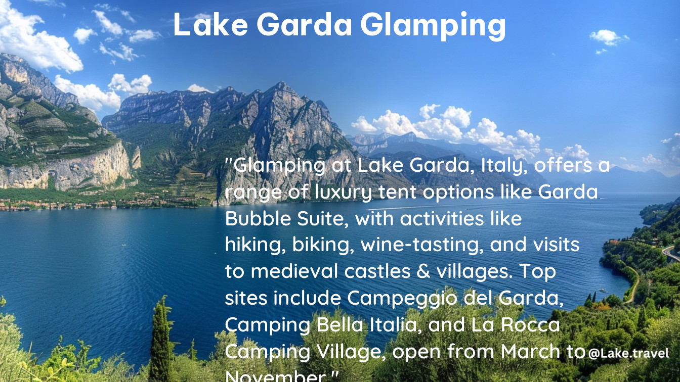 lake garda glamping