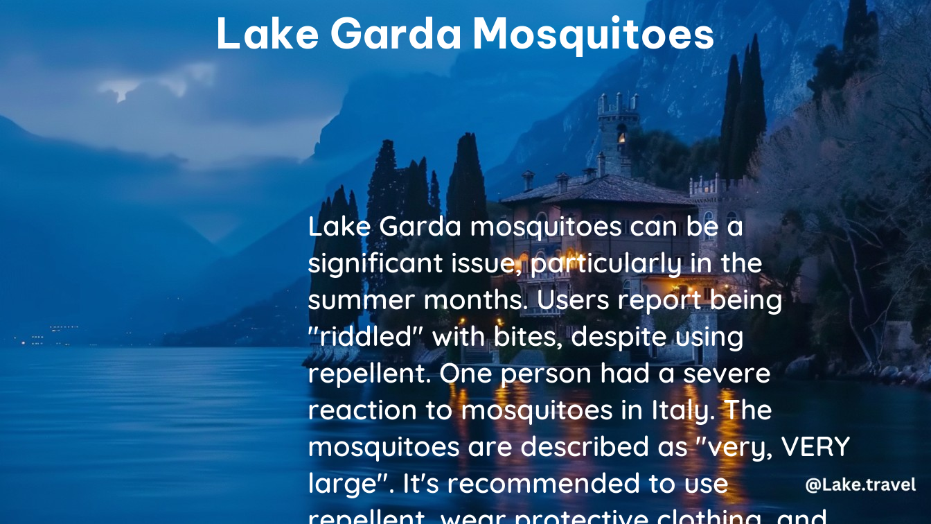 lake garda mosquitoes