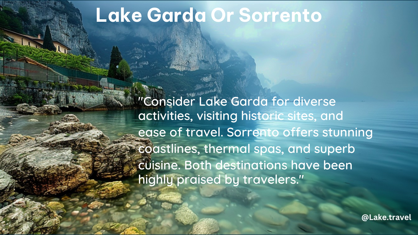 lake garda or sorrento