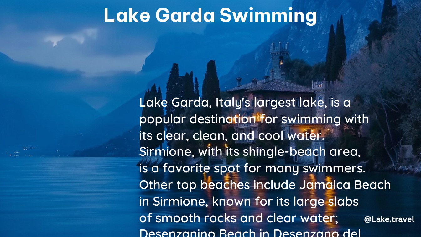 lake garda swimming