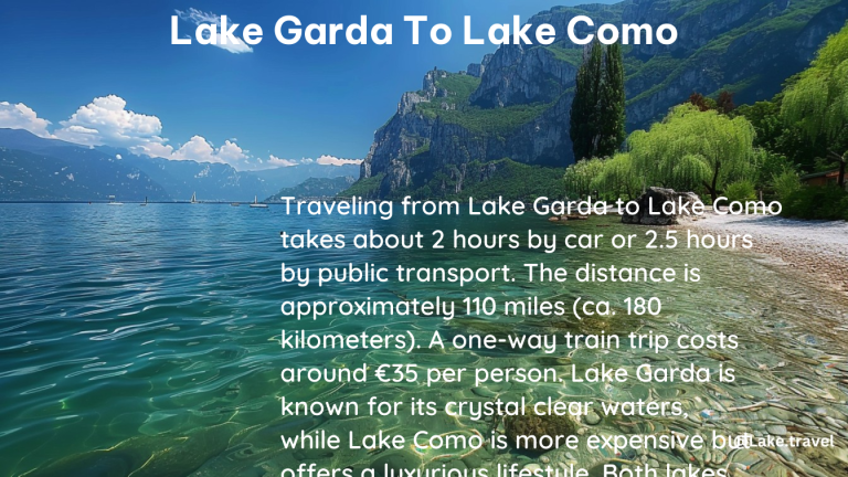 lake garda to lake como