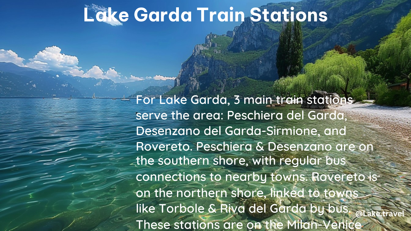 lake garda train stations