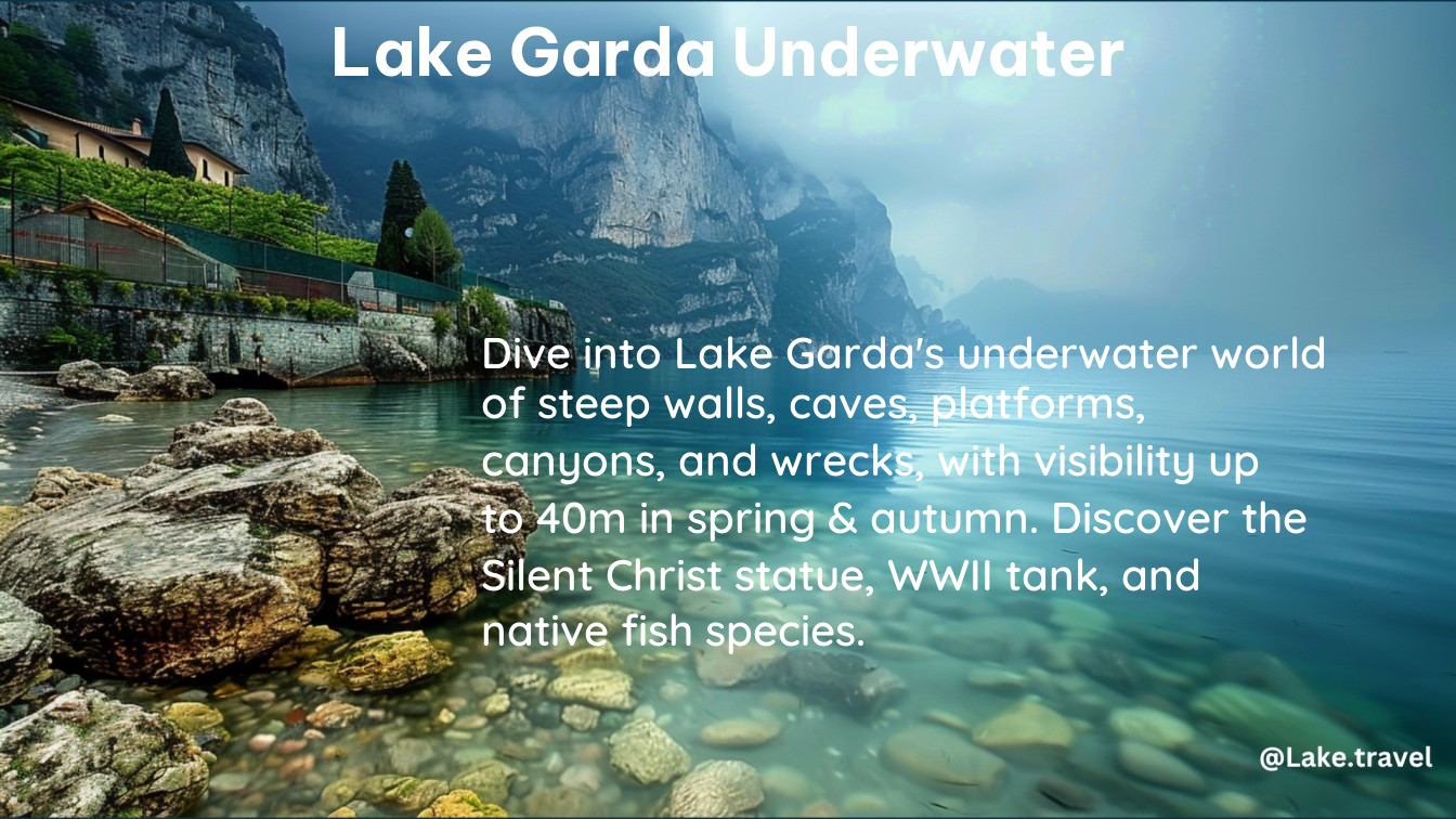 lake garda underwater