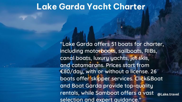 lake garda yacht charter