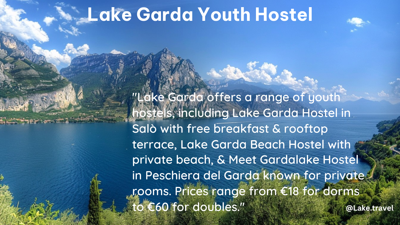 lake garda youth hostel