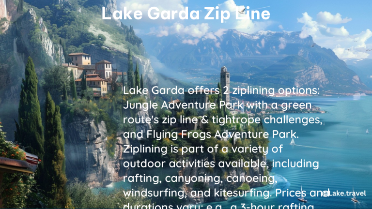 lake garda zip line