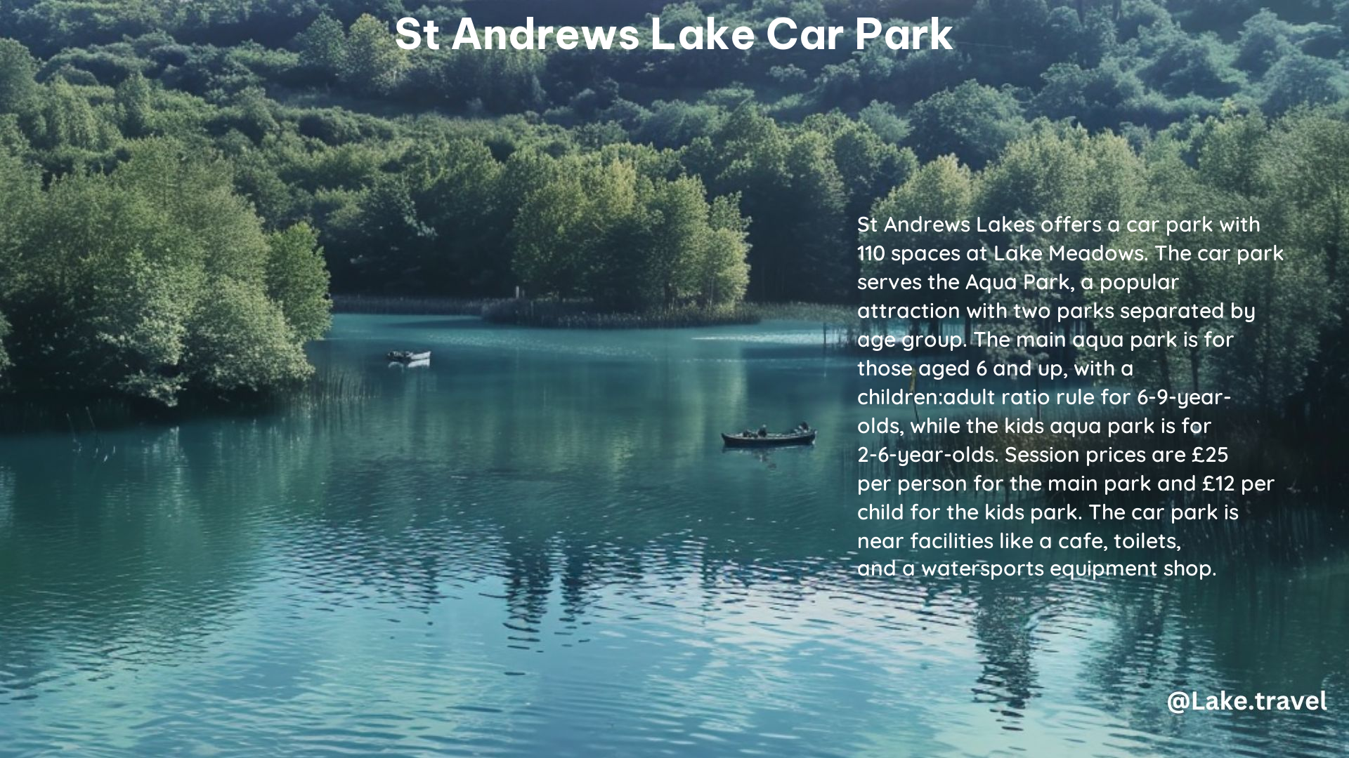 st andrews lake car park