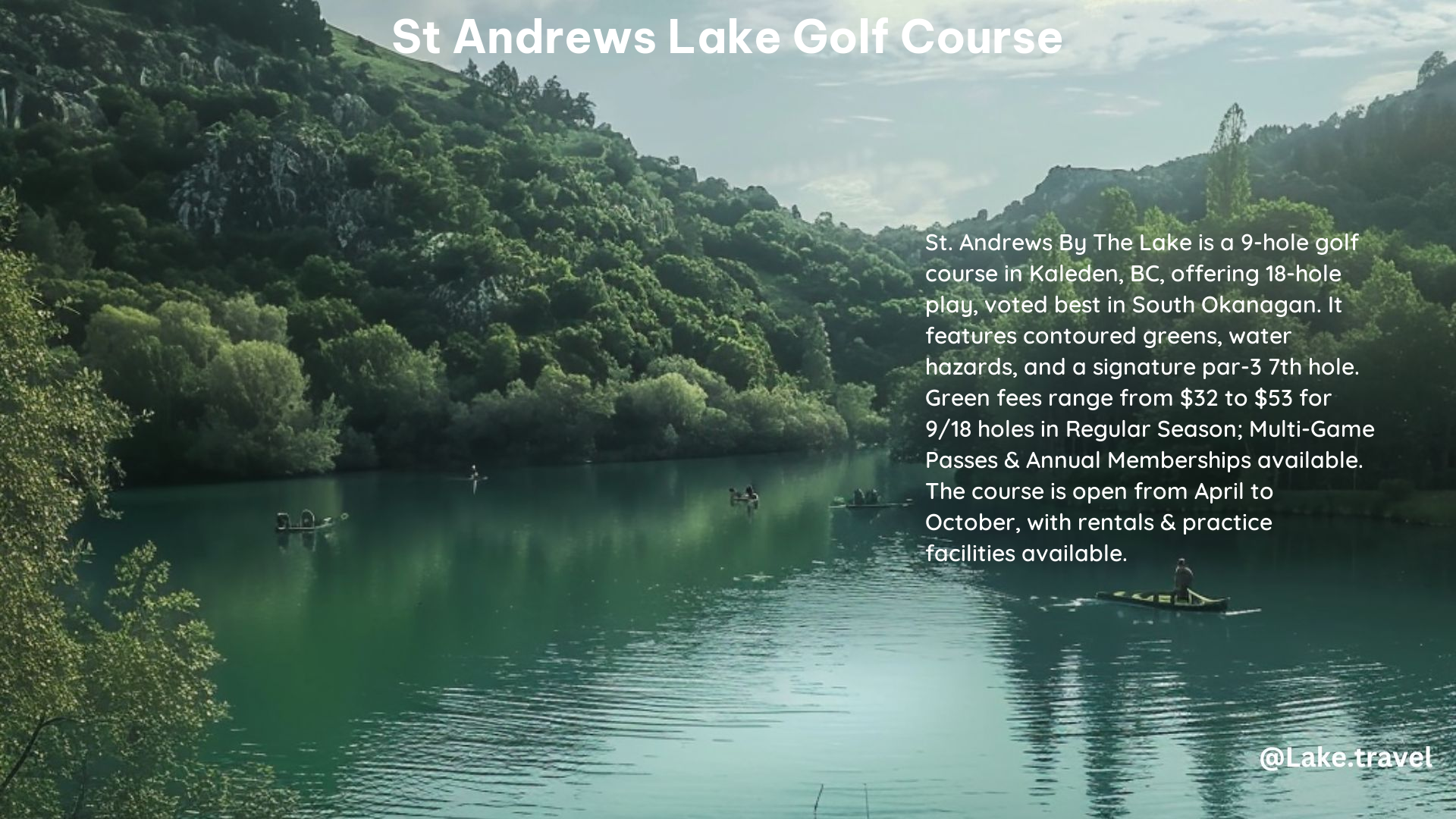 st andrews lake golf course