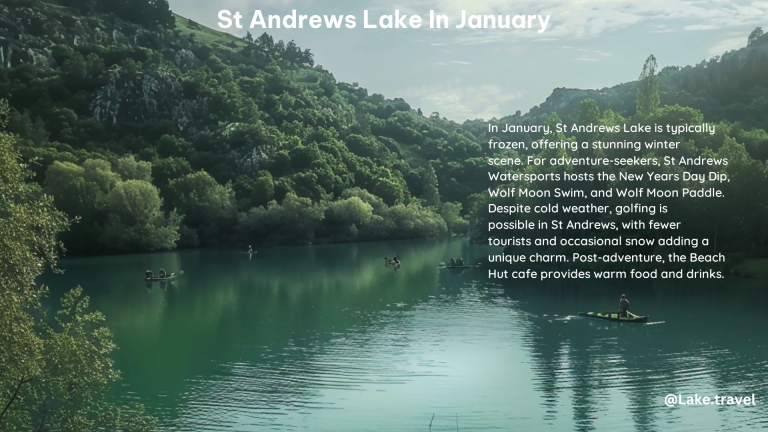 st andrews lake in January