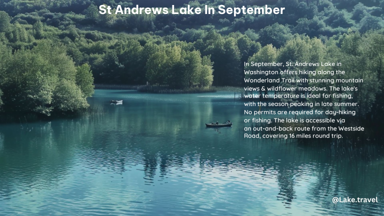 st andrews lake in September