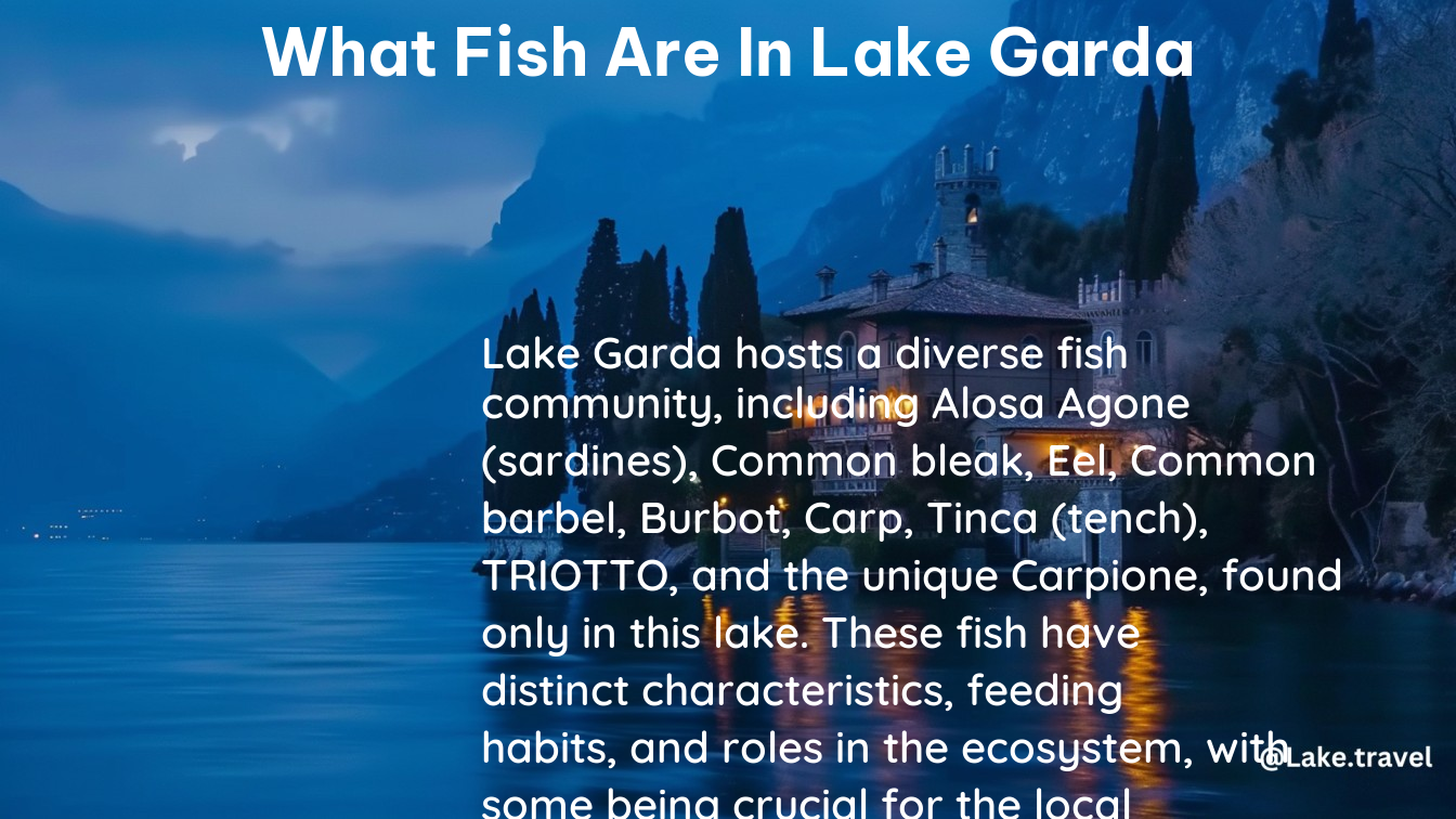 what fish are in lake garda