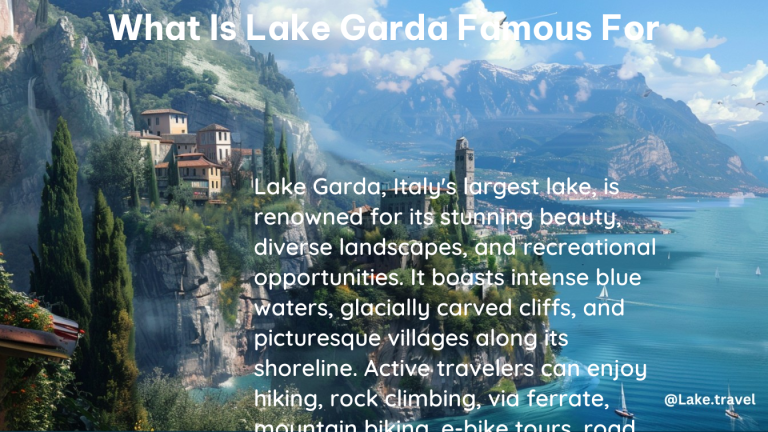 what is lake garda famous for