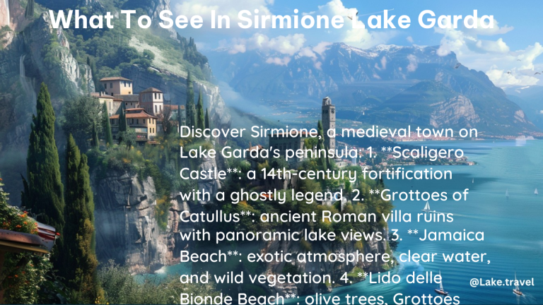 what to see in sirmione lake garda