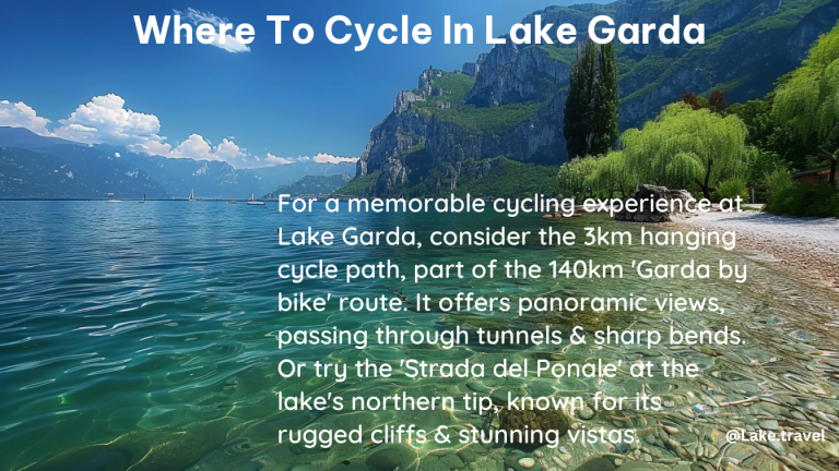 where to cycle in lake garda