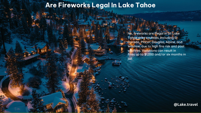 Are Fireworks Legal in Lake Tahoe