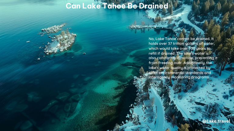 Can Lake Tahoe Be Drained