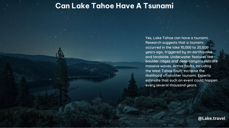 Can Lake Tahoe Have a Tsunami