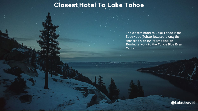 Closest Hotel to Lake Tahoe