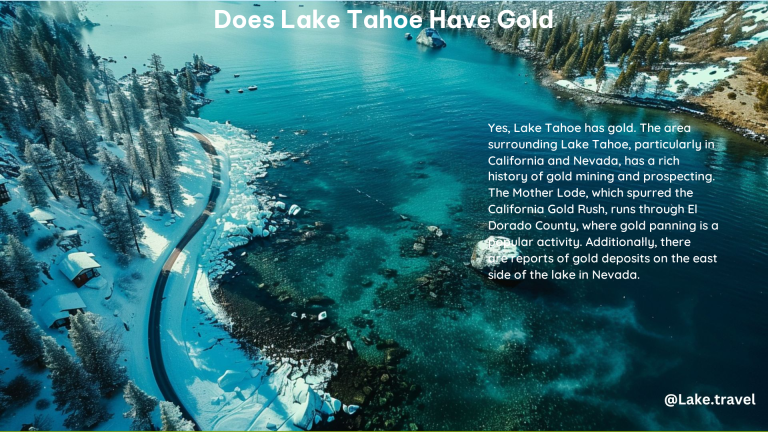 Does Lake Tahoe Have Gold