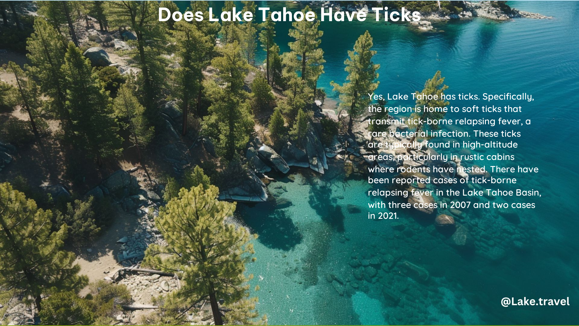 Does Lake Tahoe Have Ticks