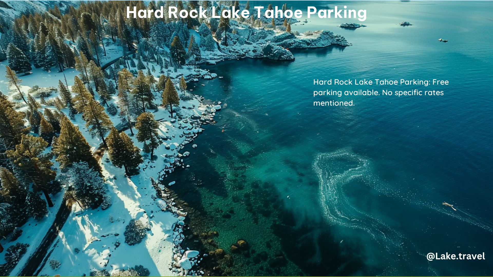 Hard Rock Lake Tahoe Parking