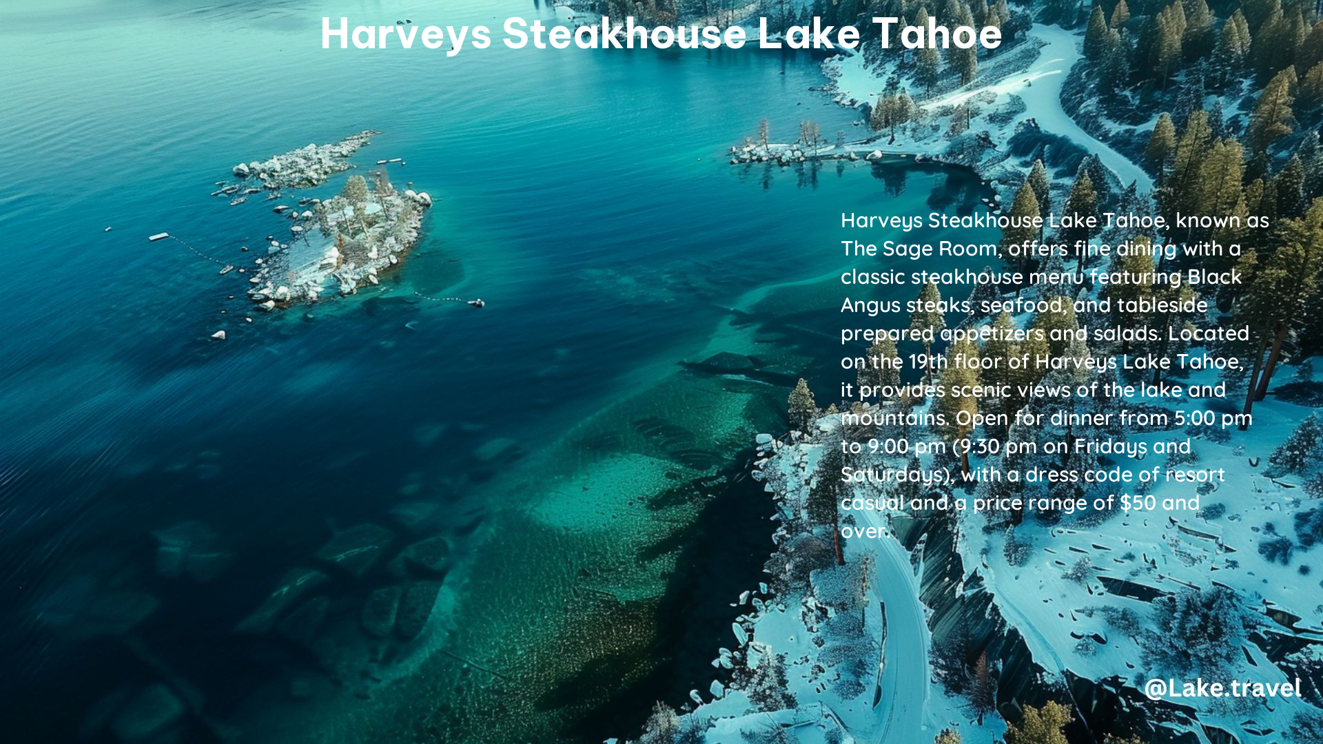 Harveys Steakhouse Lake Tahoe