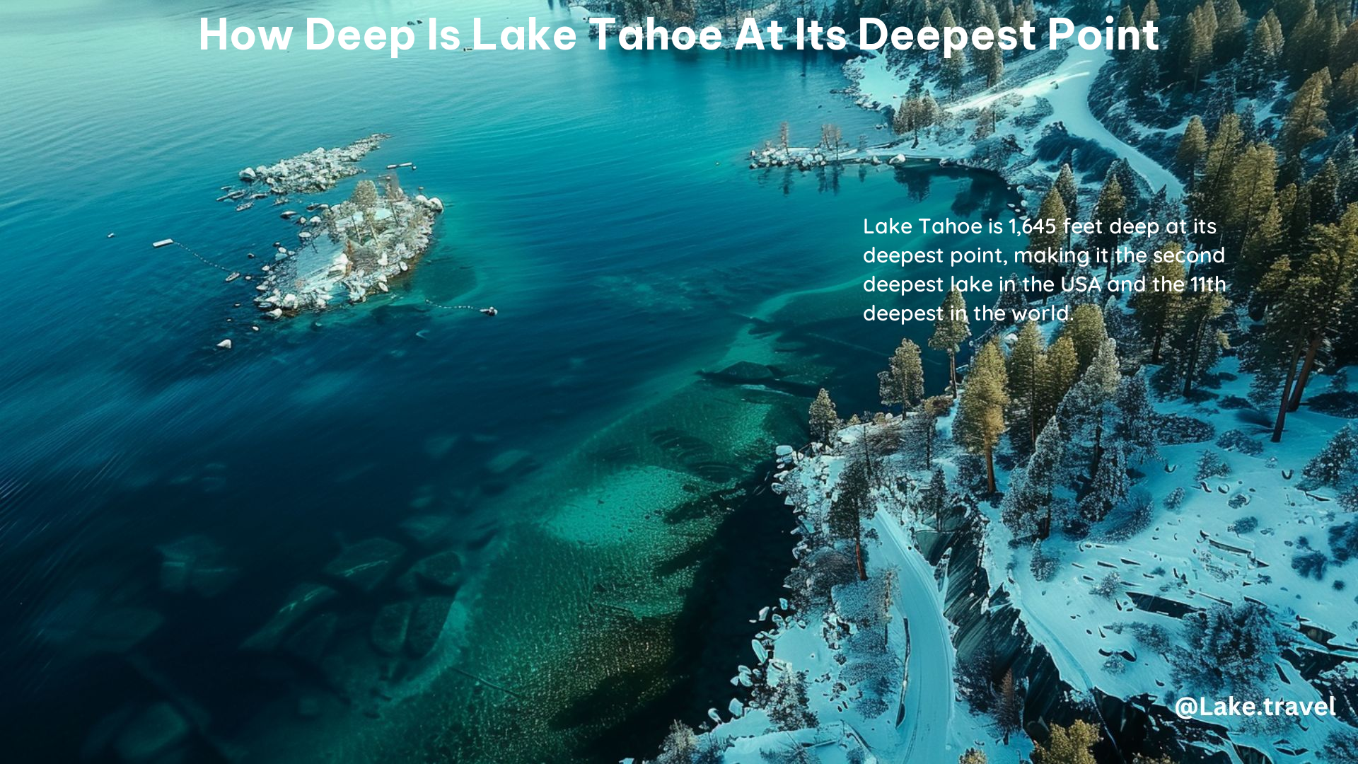 How Deep Is Lake Tahoe at Its Deepest Point