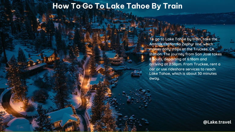 How to Go to Lake Tahoe by Train